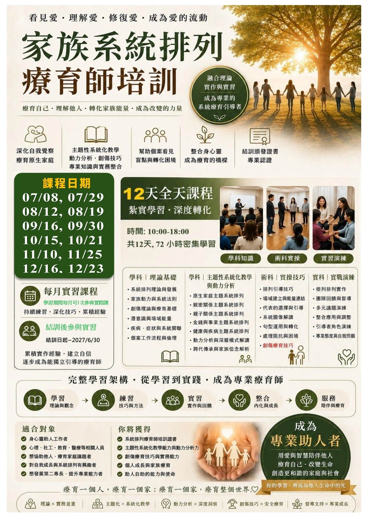 2026家族排列療育師課程
